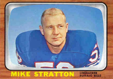 1966 Topps Mike Stratton #30 Football Card