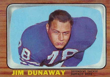 1966 Topps Jim Dunaway #24 Football Card