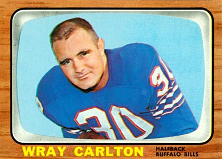 1966 Topps Wray Carlton #21 Football Card
