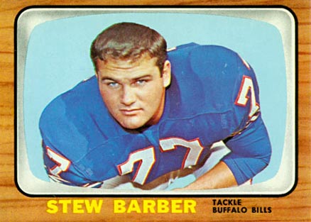 1966 Topps Stew Barber #16 Football Card