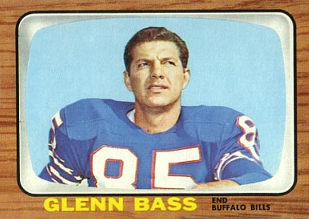 1966 Topps Glenn Bass #17 Football Card