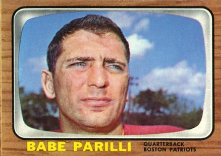 1966 Topps Babe Parilli #12 Football Card