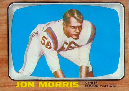 1966 Topps Jon Morris #10 Football Card