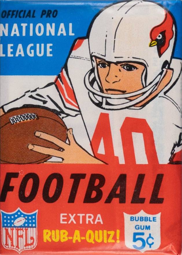 1967 Philadelphia Wax Pack #WP Football Card