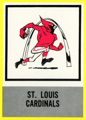 1967 Philadelphia St. Louis Cardinals Insignia #168 Football Card