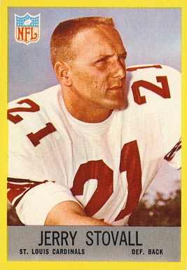 1967 Philadelphia Jerry Stovall #166 Football Card