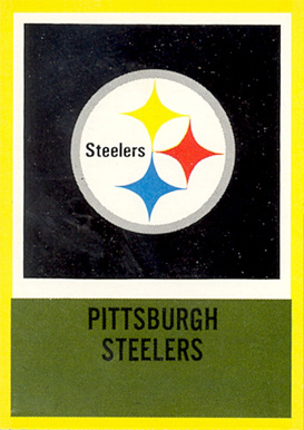 1967 Philadelphia Pittsburgh Steelers Insignia #156 Football Card