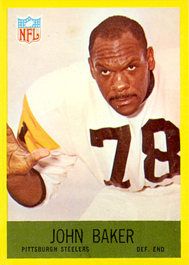 1967 Philadelphia John Baker #147 Football Card