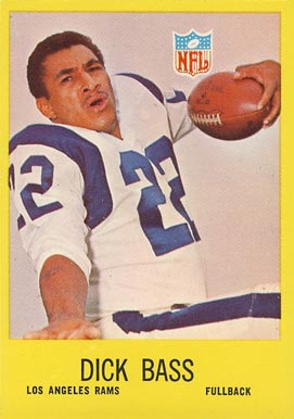 1967 Philadelphia Dick Bass #86 Football Card