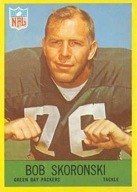1967 Philadelphia Bob Skoronski #81 Football Card
