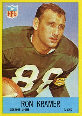 1967 Philadelphia Ron Kramer #65 Football Card