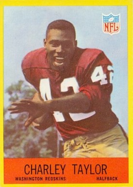 1967 Philadelphia Charley Taylor #190 Football Card