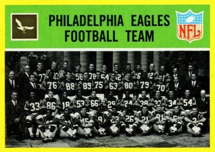 1967 Philadelphia Philadelphia Eagles Team #133 Football Card
