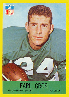 1967 Philadelphia Earl Gros #137 Football Card