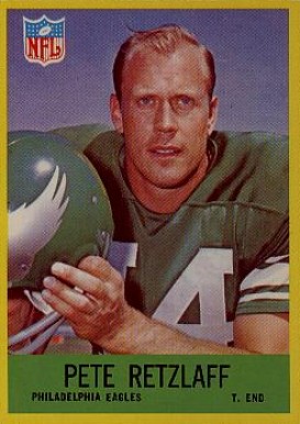 1967 Philadelphia Pete Retzlaff #140 Football Card
