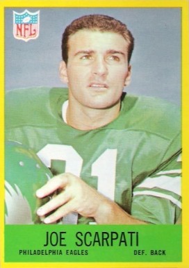 1967 Philadelphia Joe Scarpati #141 Football Card