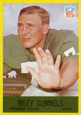 1967 Philadelphia Riley Gunnels #150 Football Card