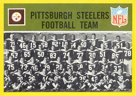 1967 Philadelphia Pittsburgh Steelers #145 Football Card