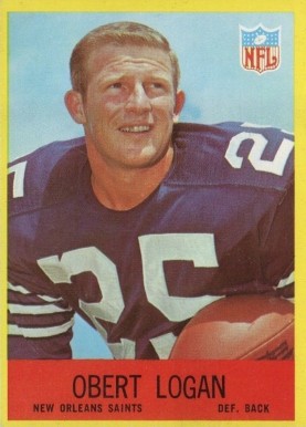 1967 Philadelphia Obert Logan #126 Football Card