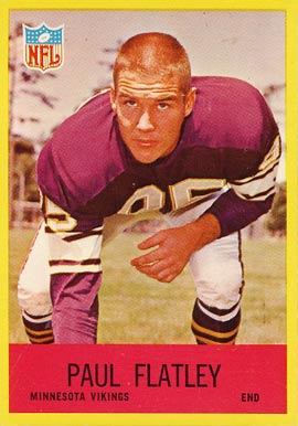 1967 Philadelphia Paul Flatley #101 Football Card