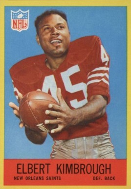 1967 Philadelphia Elbert Kimbough #124 Football Card