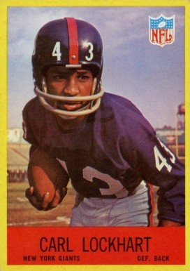 1967 Philadelphia Spider Lockhart #115 Football Card