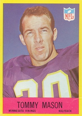 1967 Philadelphia Tommy Mason #104 Football Card