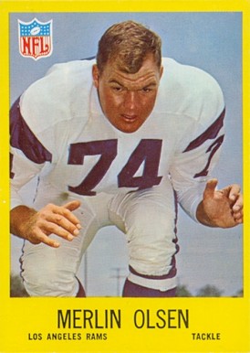 1967 Philadelphia Merlin Olsen #94 Football Card