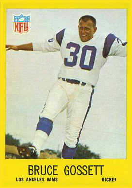 1967 Philadelphia Bruce Gossett #89 Football Card