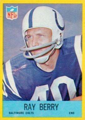 1967 Philadelphia Raymond Berry #14 Football Card