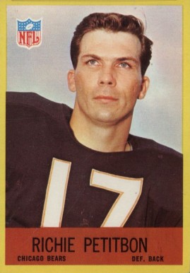 1967 Philadelphia Richie Petitbon #33 Football Card