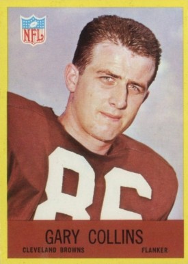 1967 Philadelphia Gary Collins #39 Football Card