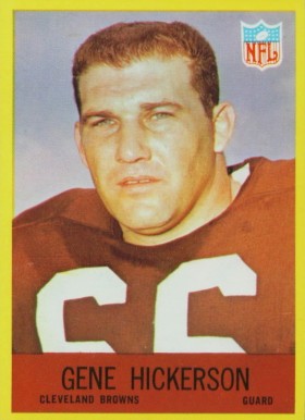 1967 Philadelphia Gene Hickerson #42 Football Card