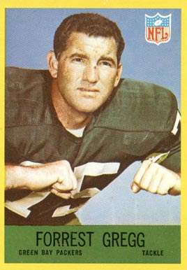 1967 Philadelphia Forrest Gregg #77 Football Card