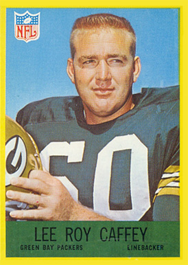 1967 Philadelphia Lee Roy Caffey #75 Football Card