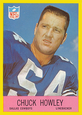 1967 Philadelphia Chuck Howley #53 Football Card