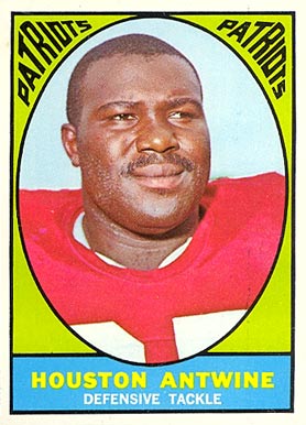1967 Topps Houston Antwine #7 Football Card