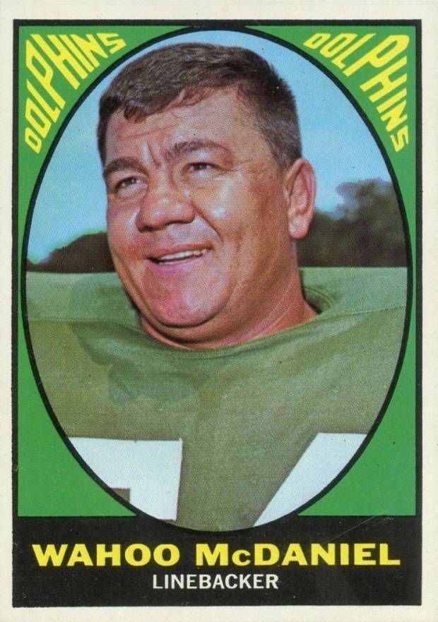 1967 Topps Wahoo Mcdaniel #82 Football Card