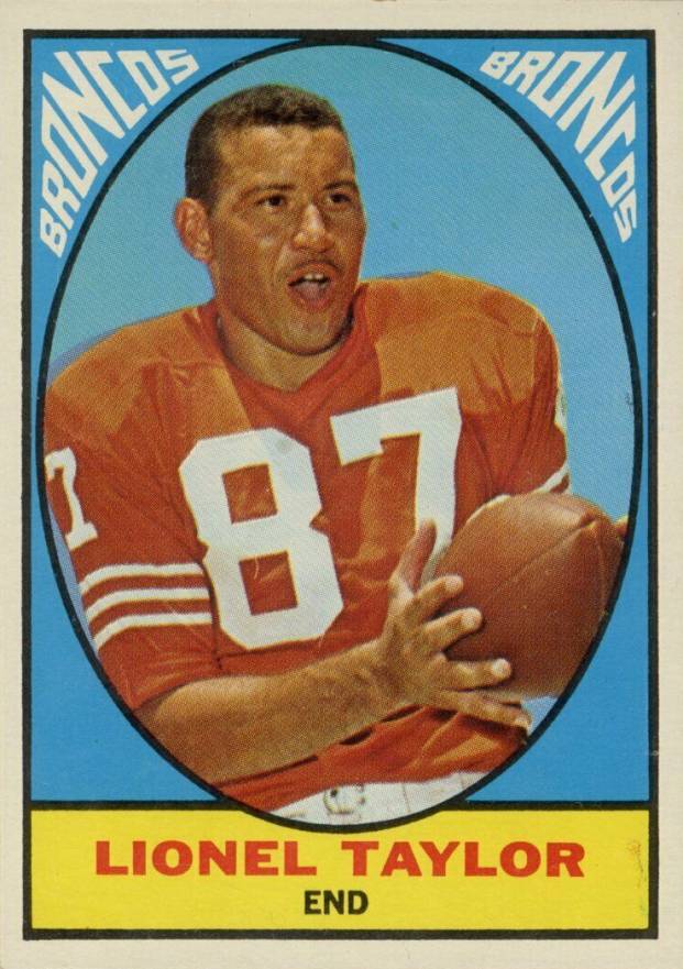 1967 Topps Lionel Taylor #42 Football Card