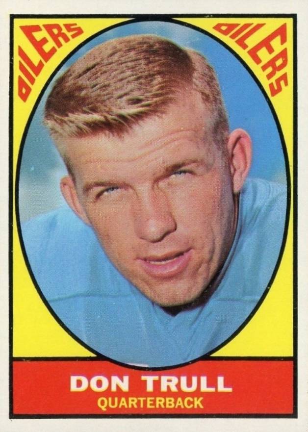1967 Topps Don Trull #45 Football Card
