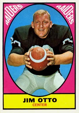 1967 Topps Jim Otto #105 Football Card