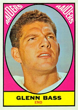 1967 Topps Glenn Bass #104 Football Card