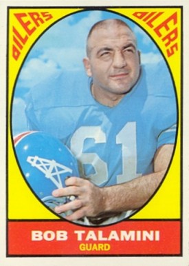 1967 Topps Bob Talamini #54 Football Card