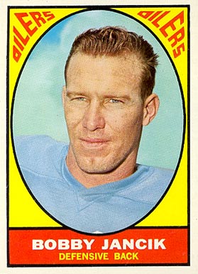 1967 Topps Bobby Jancik #47 Football Card