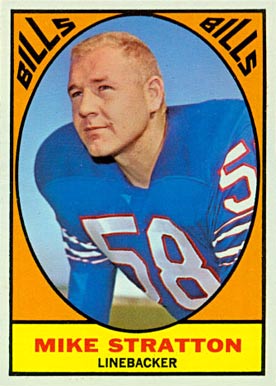 1967 Topps Mike Stratton #29 Football Card