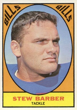 1967 Topps Stew Barber #18 Football Card