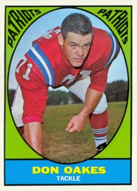 1967 Topps Don Oakes #8 Football Card