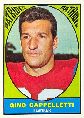 1967 Topps Gino Cappelletti #3 Football Card