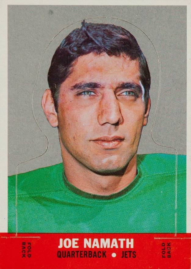 1968 Topps Stand-Ups Joe Namath # Football Card