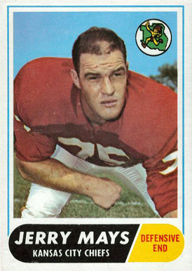 1968 Topps Jerry Mays #119 Football Card